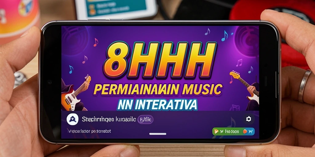 Screenshot 8HHH menampilkan gameplay seru dengan berbagai tantangan musik.
