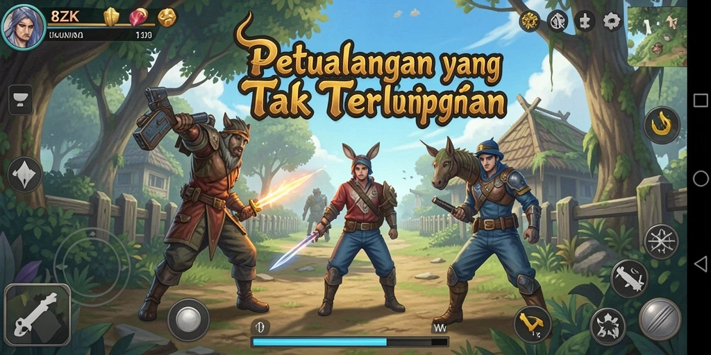Tampilan menarik dari gameplay <strong>8ZK</strong> dalam petualangan seru.