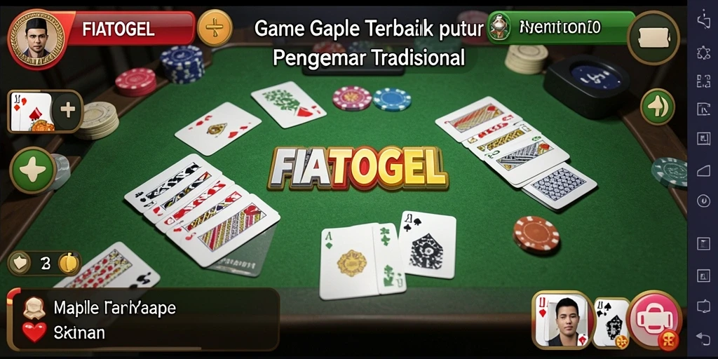 Tampilan utama gameplay FIATOGEL yang menarik dan interaktif.
