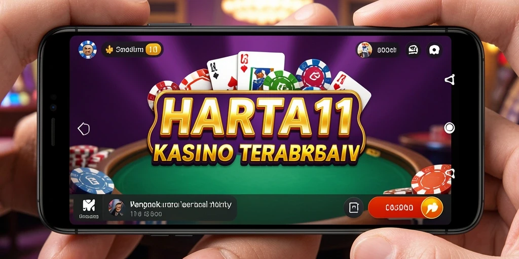Tampilan gameplay HARTA11 dengan berbagai pilihan permainan Kasino.