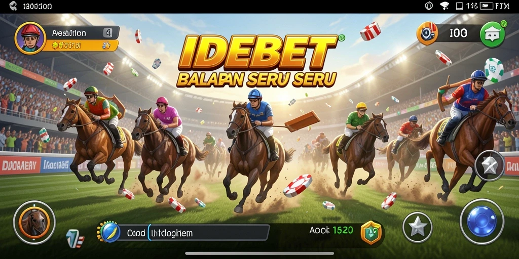 Gameplay intens dengan mobil balap dan trek yang menarik.