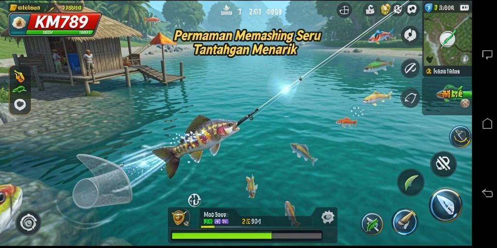 Tangkapan besar dan gameplay seru dalam KM789.