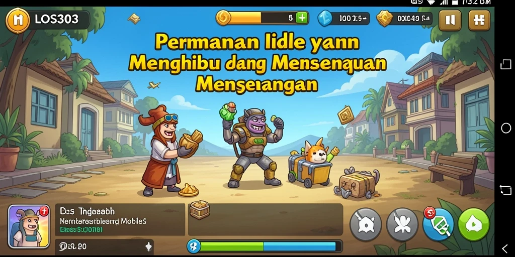 Tampilan gameplay <strong>LOS303</strong> yang menghibur dan santai bagi pemain game Idle.