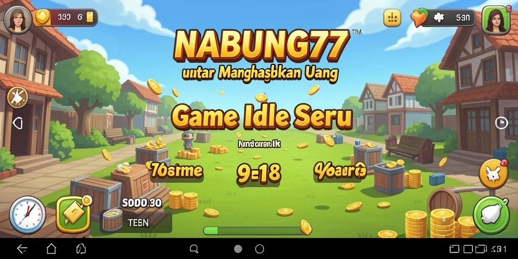 Tampilan gameplay NABUNG77 yang menarik dan penuh warna.