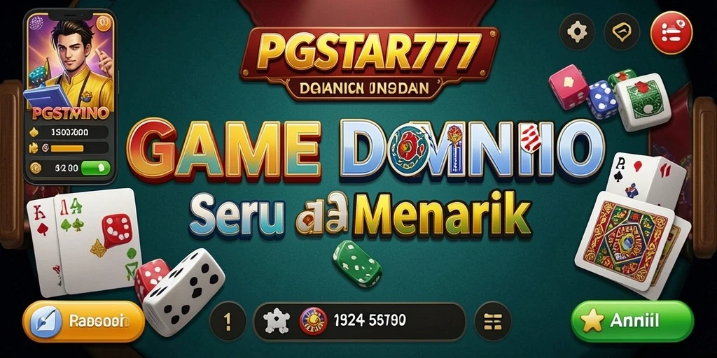 Tampilan gameplay Domino yang menarik di PGSTAR777.