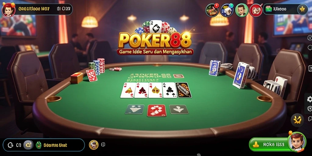 Tampilan gameplay <strong>POKER88</strong> yang menarik dan penuh strategi.
