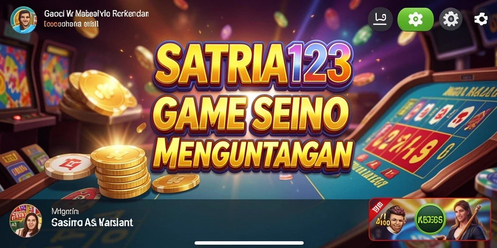 Tampilan menarik dari gameplay Kasino di SATRIA123.