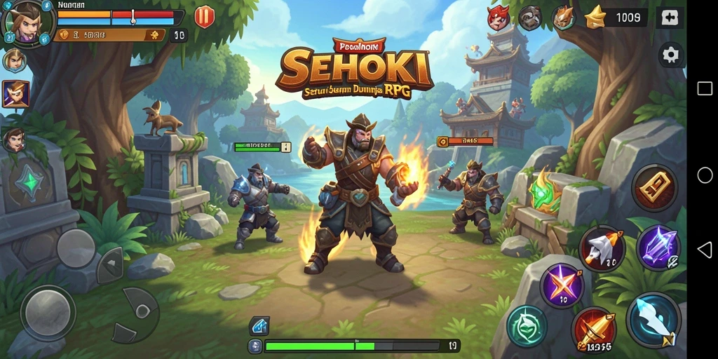 Tangkapan layar gameplay SEHOKI yang mendebarkan di dunia RPG.