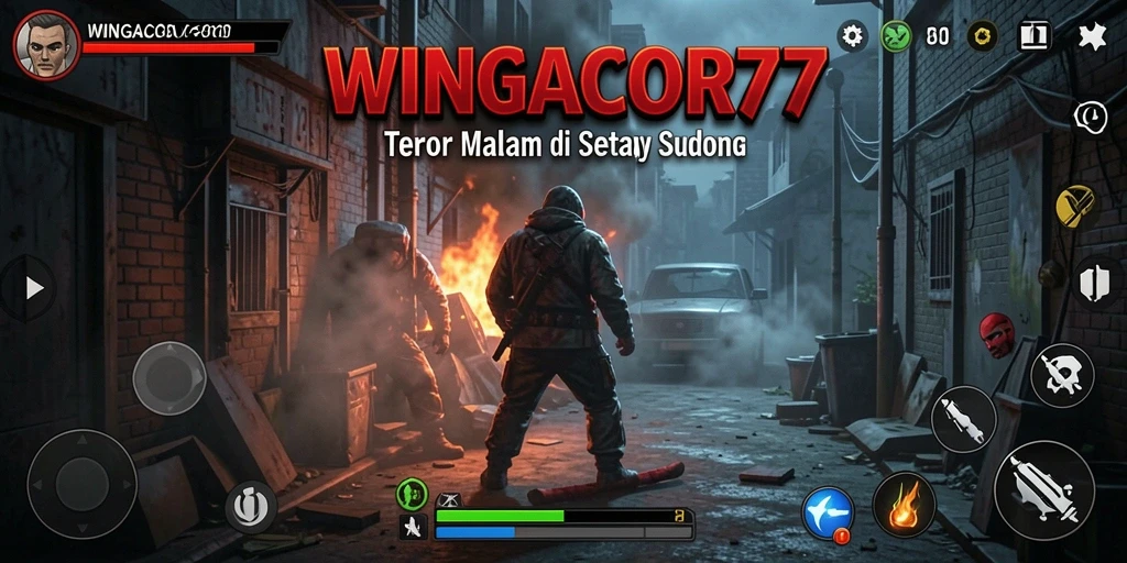 Screenshot gameplay WINGACOR77 menampilkan suasana Horror yang mendebarkan.
